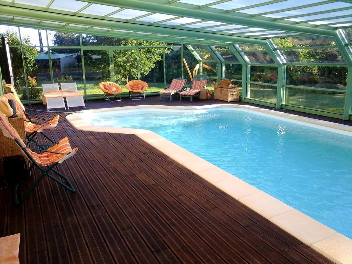 Chambre D'Hote Avec Piscine Couverte Coulaines Buitenkant foto