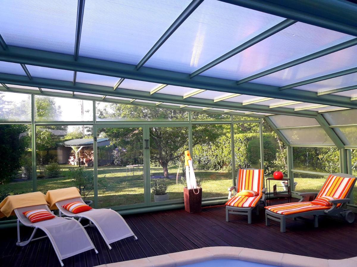 Chambre D'Hote Avec Piscine Couverte Coulaines Buitenkant foto